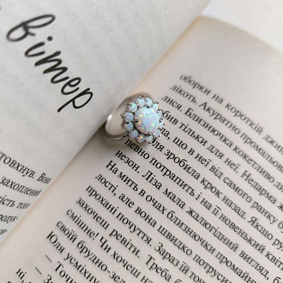Серебряное кольцо с опалом 1.94ct