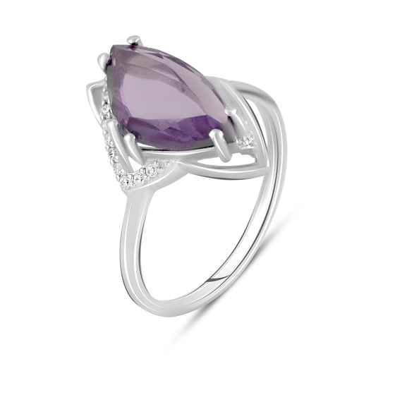 Серебряное кольцо с александритом 4.681ct