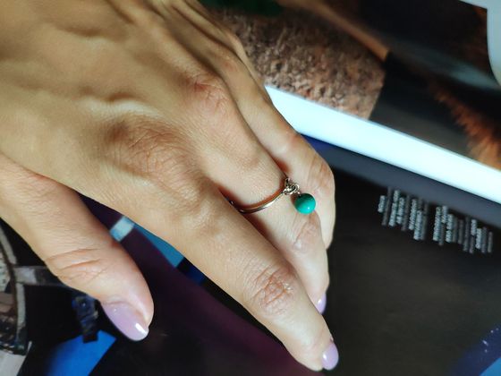 Серебряное кольцо с бирюзой