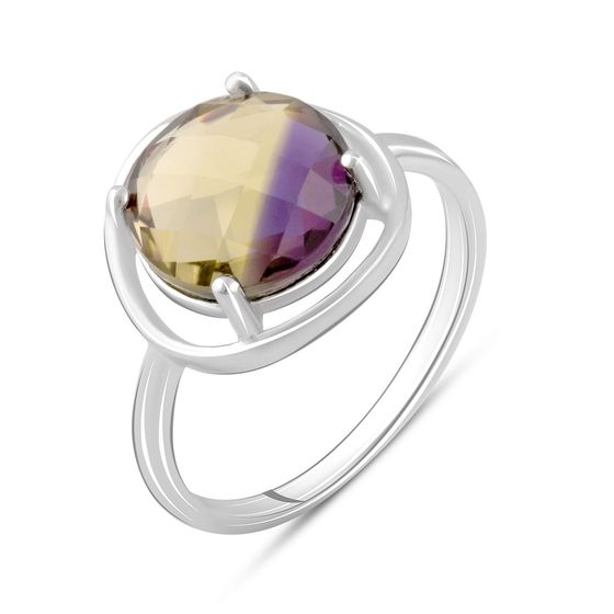 Серебряное кольцо с аметрином nano 3.255ct
