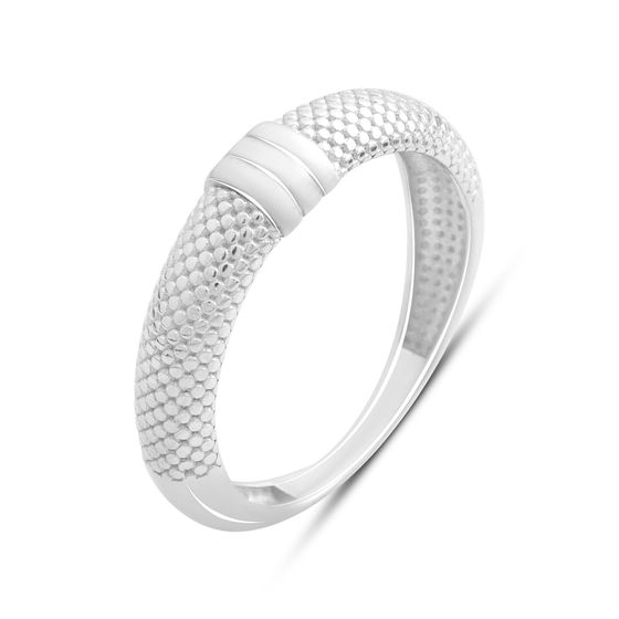 Серебряное кольцо без камней