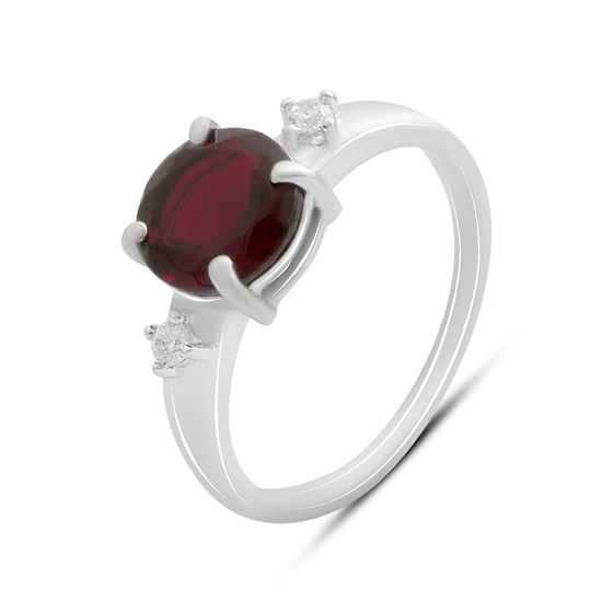 Серебряное кольцо с гранатом nano 1.505ct