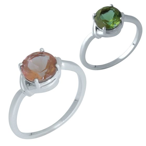 Серебряное кольцо с султанитом 1.863ct