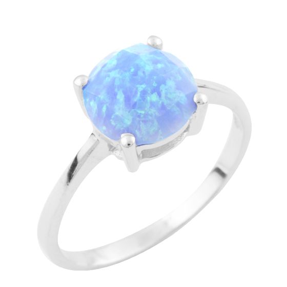 Серебряное кольцо с опалом