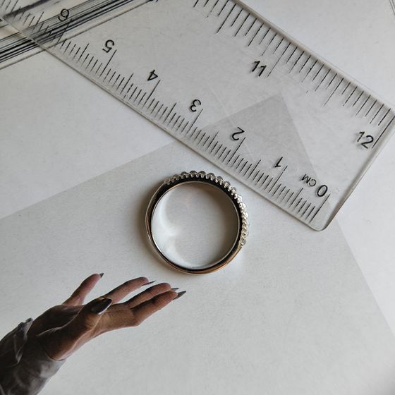 Серебряное кольцо с фианитами