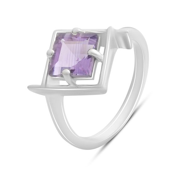 Серебряное кольцо с аметистом 1.492ct