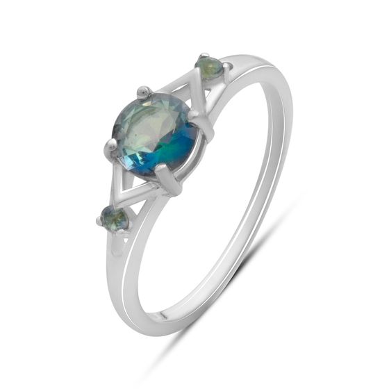 Серебряное кольцо с мистик топазом 0.642ct