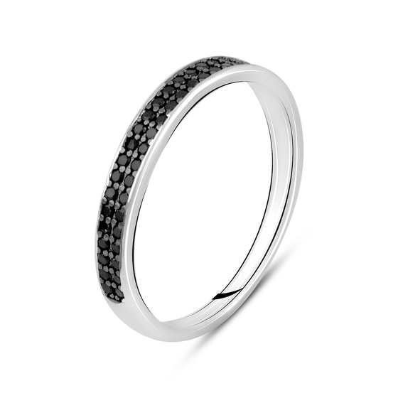 Серебряное кольцо с фианитами