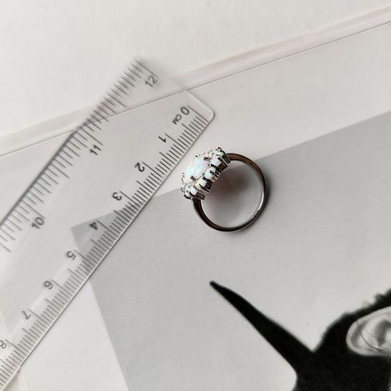 Серебряное кольцо с опалом 1.417ct