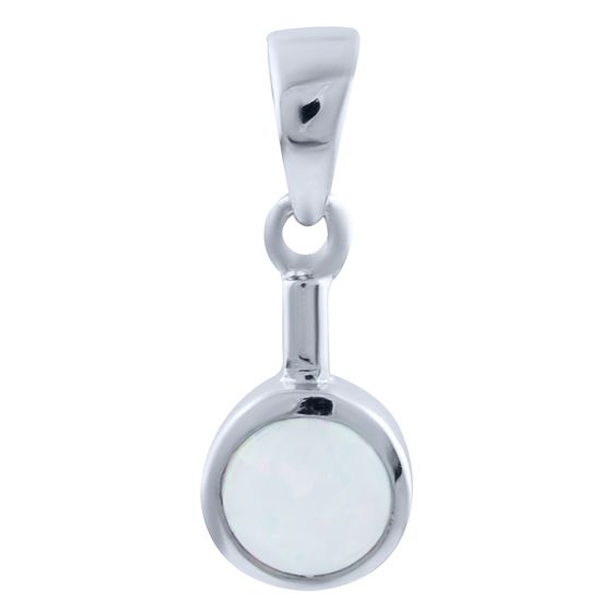 Серебряная подвеска с опалом 0.65ct
