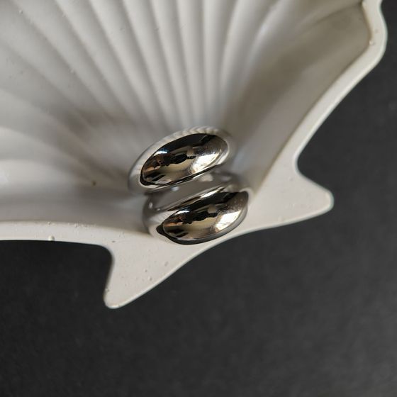 Серебряное кольцо без камней