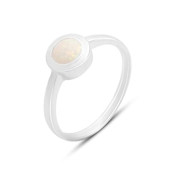 Серебряное кольцо с опалом 0.415ct