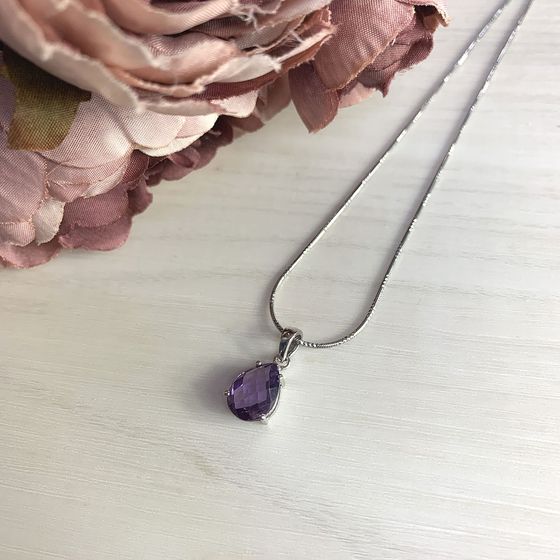 Серебряная подвеска с александритом 4.538ct