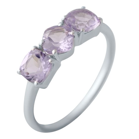Серебряное кольцо с аметистом 1.625ct