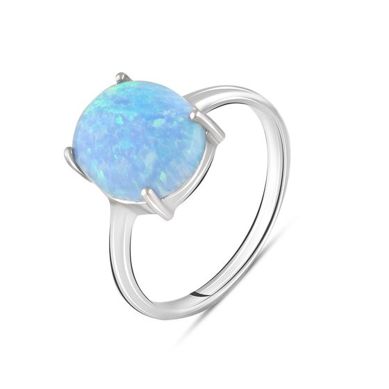 Серебряное кольцо с опалом