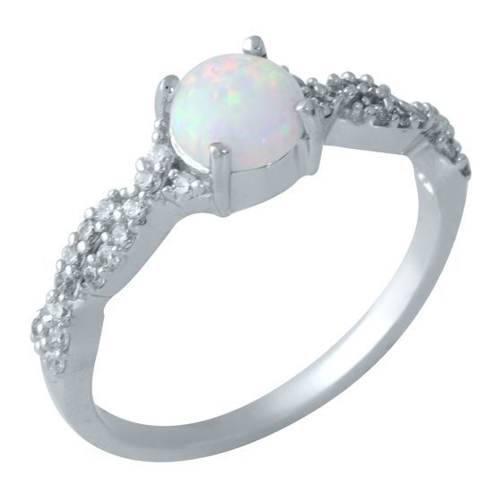 Серебряное кольцо с опалом 0.662ct