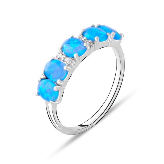 Серебряное кольцо с опалом 0.643ct