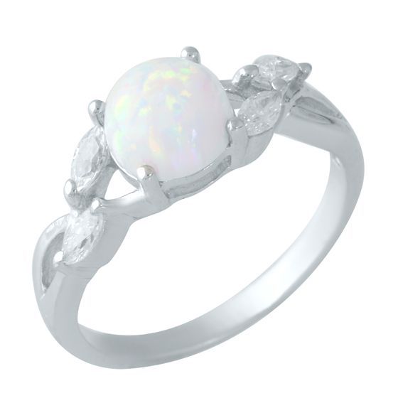 Серебряное кольцо с опалом 1.025ct