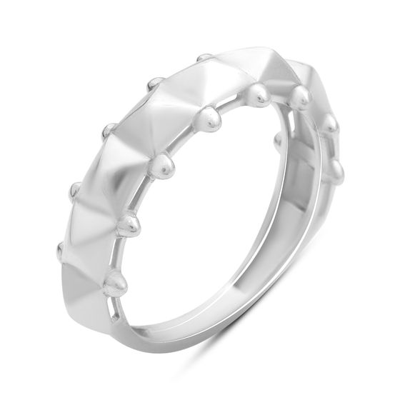 Серебряное кольцо без камней