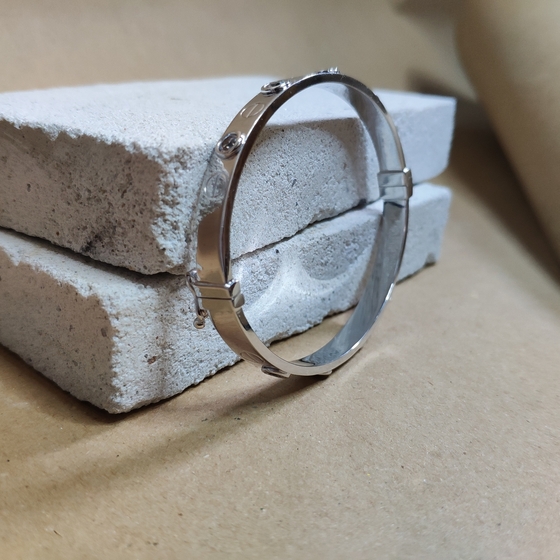 Золотой браслет с фианитами 0.4ct