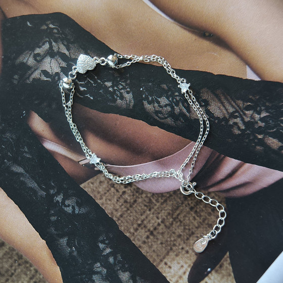 Серебряный браслет с фианитами