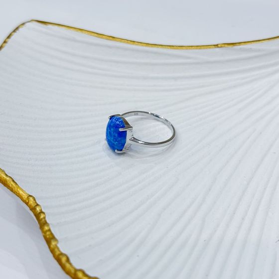 Серебряное кольцо с опалом