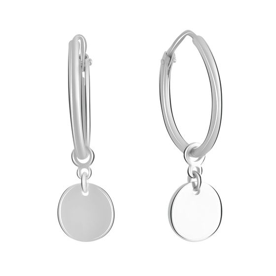 Серебряные серьги без камней