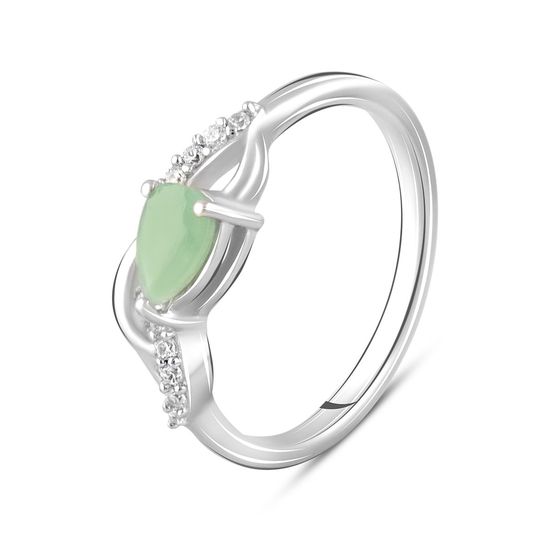 Серебряное кольцо с изумрудом 0.358ct