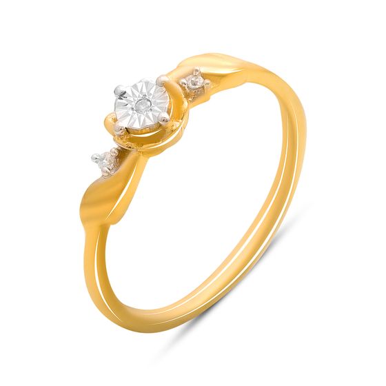 Серебряное кольцо с бриллиантом