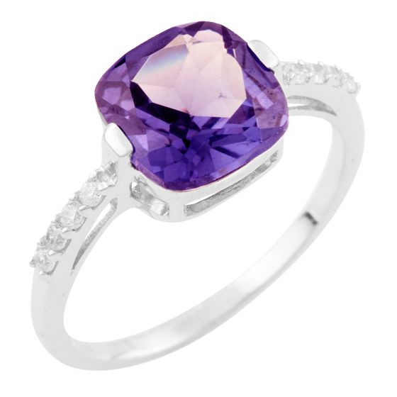 Серебряное кольцо с александритом 3.882ct