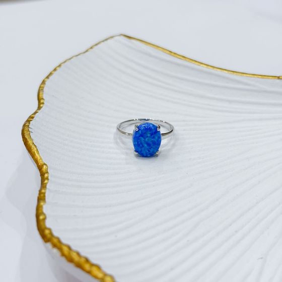 Серебряное кольцо с опалом 1.938ct