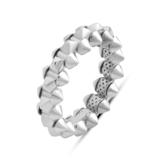 Серебряное кольцо без камней