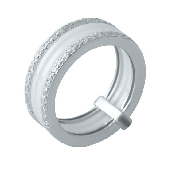 Серебряное кольцо с керамикой