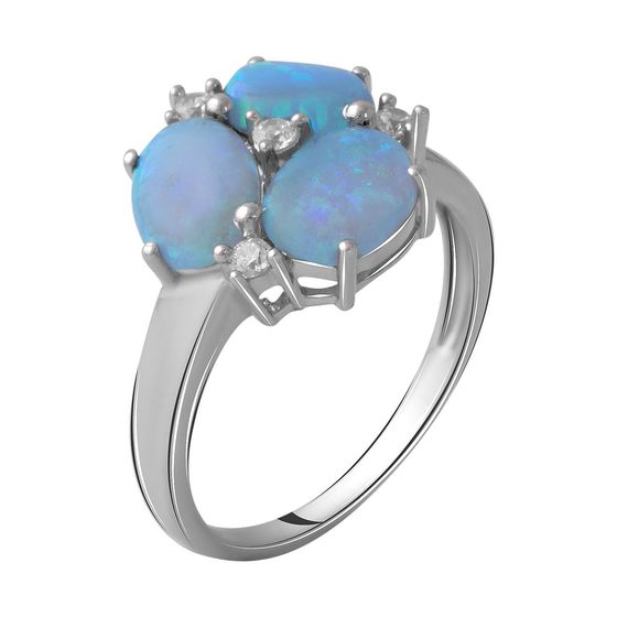 Серебряное кольцо с опалом 1.456ct