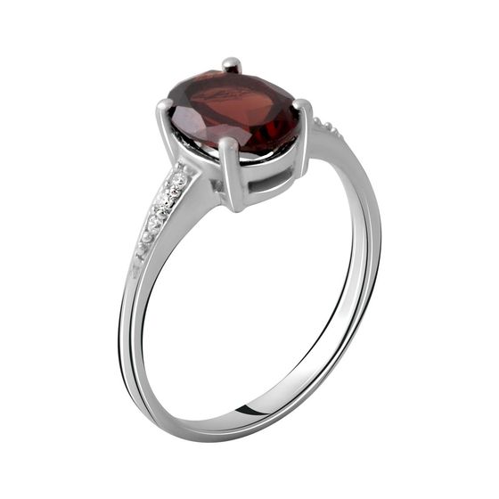 Серебряное кольцо с гранатом 2.753ct