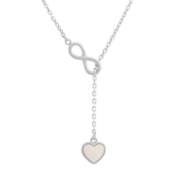 Серебряное колье без камней