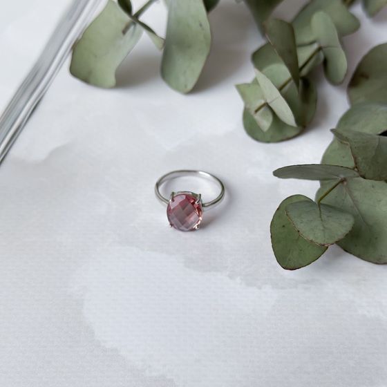 Серебряное кольцо с султанитом 4.663ct
