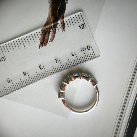 Серебряное кольцо с мистик топазом 1.517ct