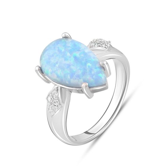 Серебряное кольцо с опалом 0.863ct