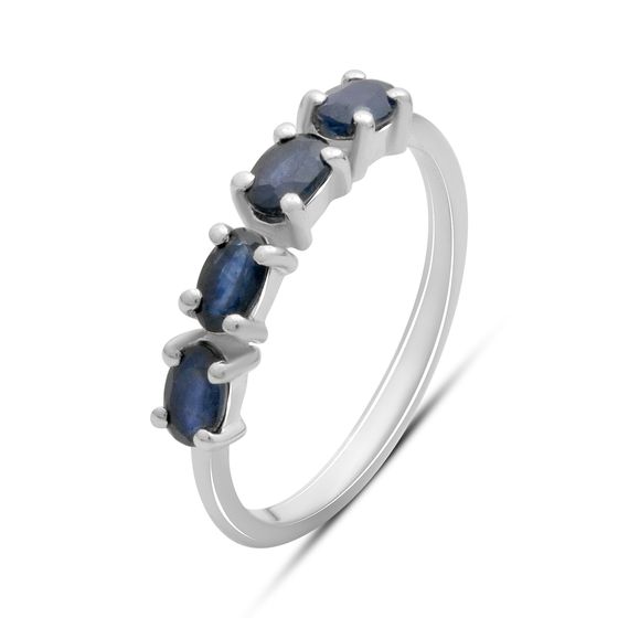 Серебряное кольцо с сапфиром 1.15ct