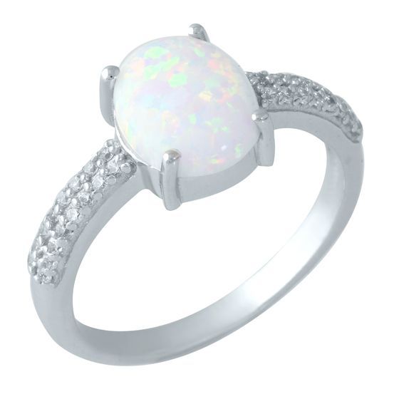 Серебряное кольцо с опалом 1.493ct