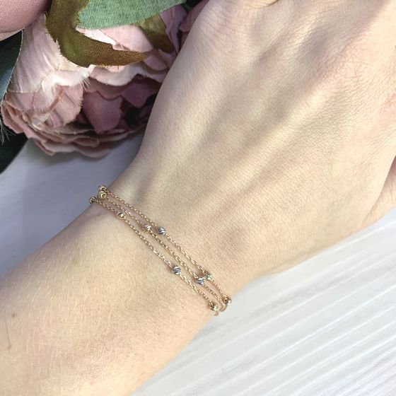 Золотой браслет без камней