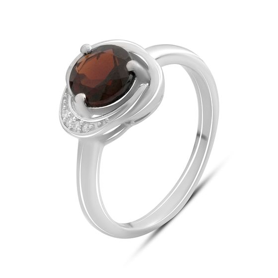 Серебряное кольцо с гранатом 1.536ct