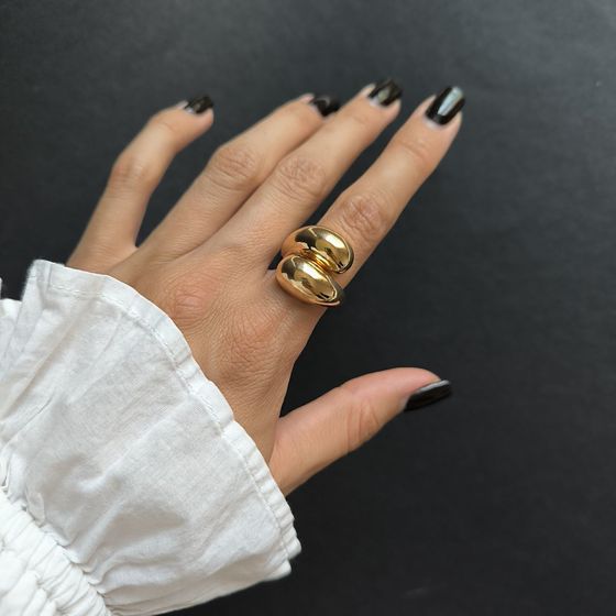 Серебряное кольцо без камней