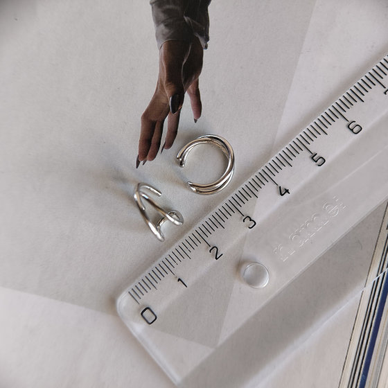 Серебряные серьги без камней