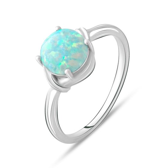 Серебряное кольцо с опалом