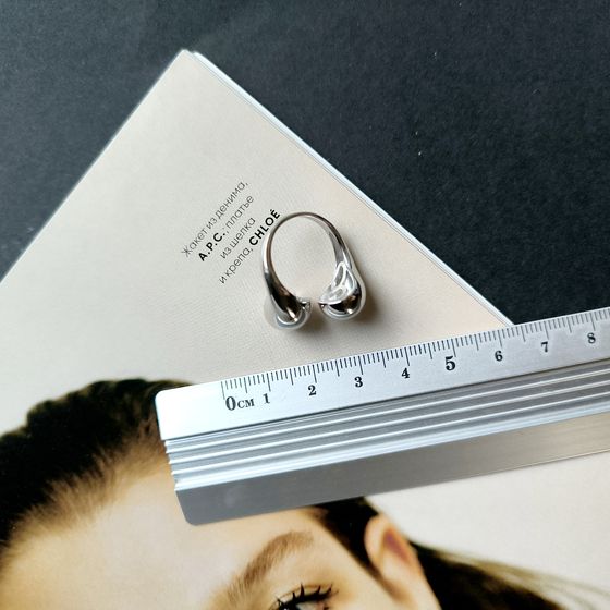 Серебряное кольцо без камней