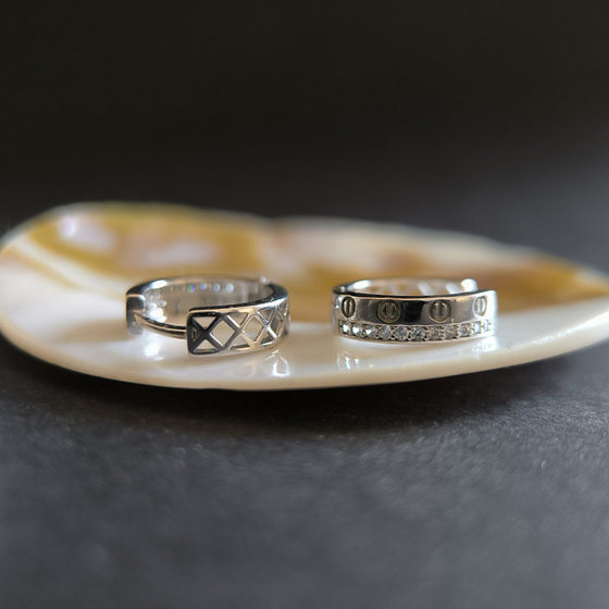 Серебряные серьги с фианитами