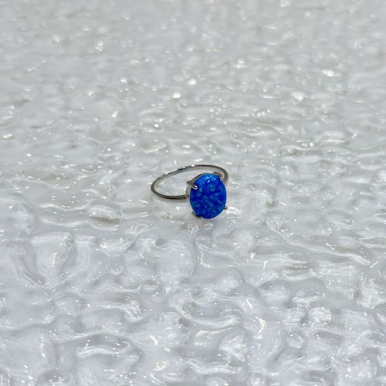 Серебряное кольцо с опалом 1.938ct