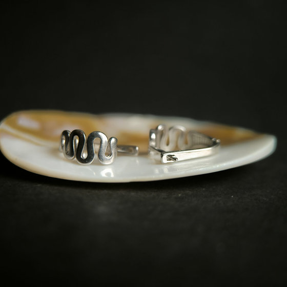 Серебряные серьги без камней